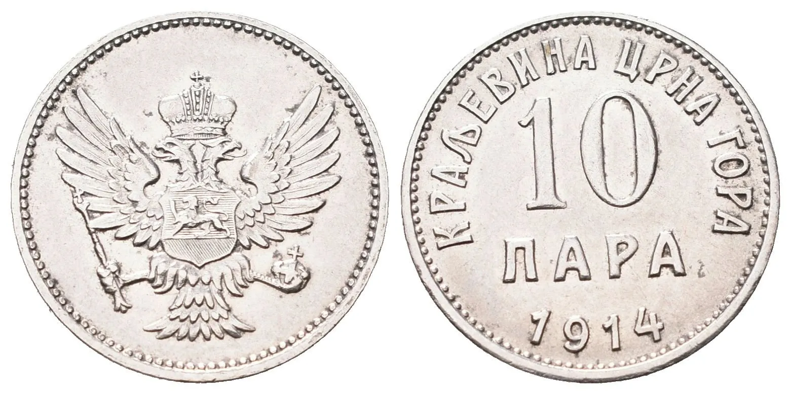 Černá Hora, 10 Para 1914
