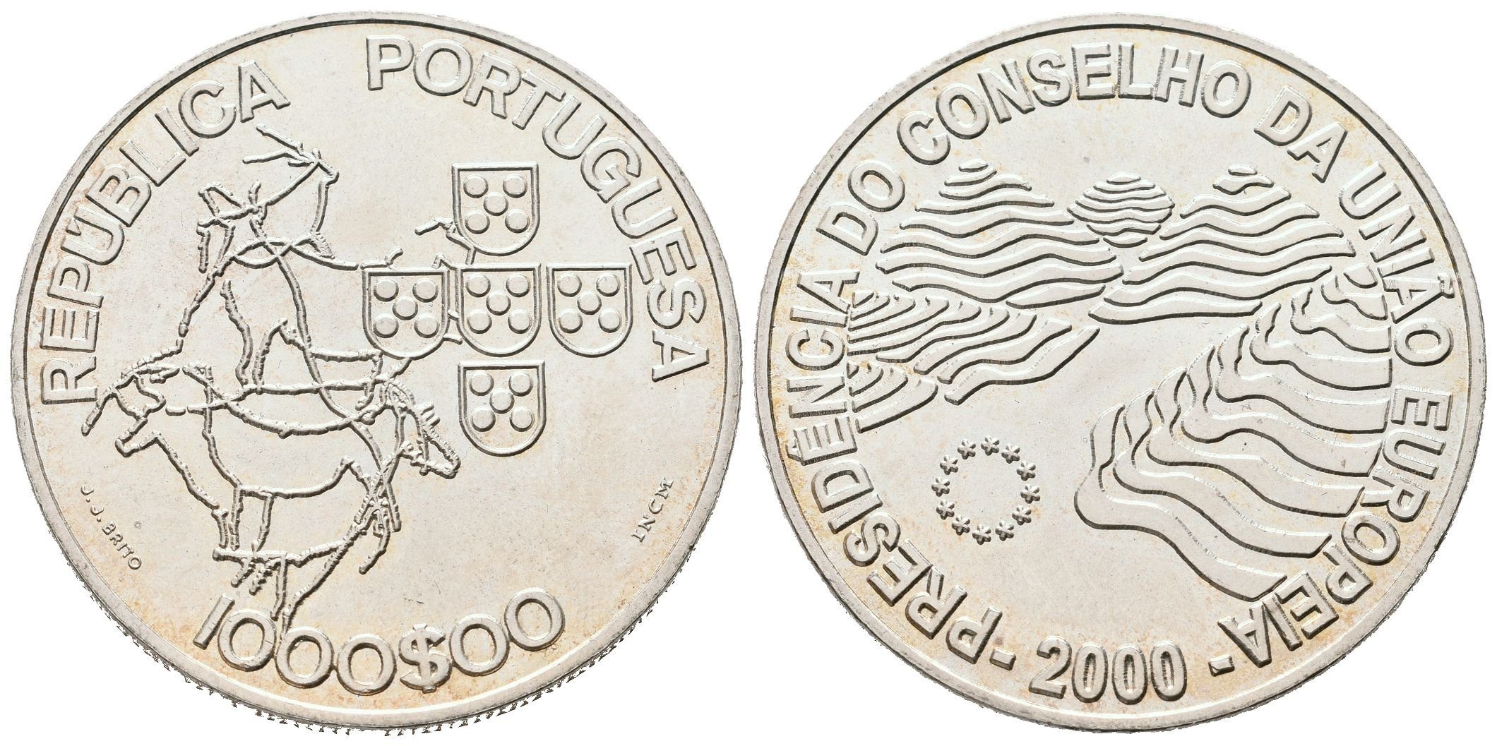 Portugalsko, 1000 Escudos 2000 - Předsednictví v Radě EU