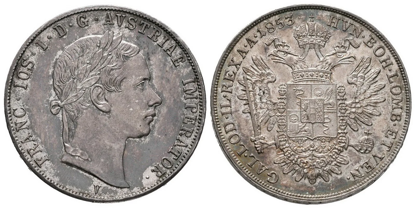 Konvenční měna, 1848 - 1857 — 1