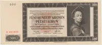 500 Koruna 1942, I. vydání, série B, Hej.35a