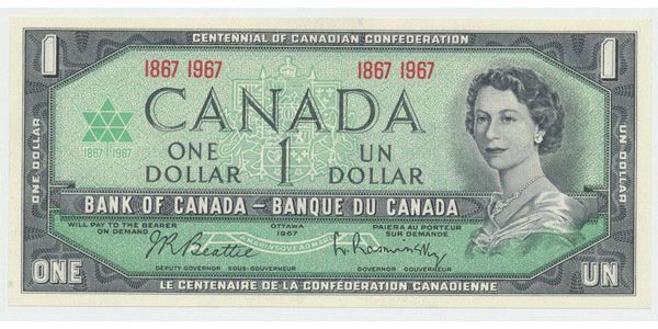 Kanada, 1 Dollar 1967, pamětní, P.84a