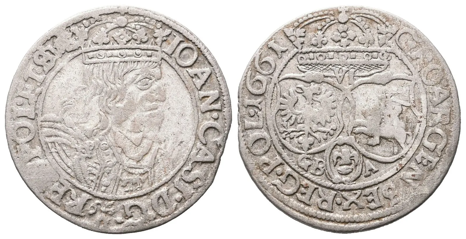 Polsko, 6 Groš 1661 GBA