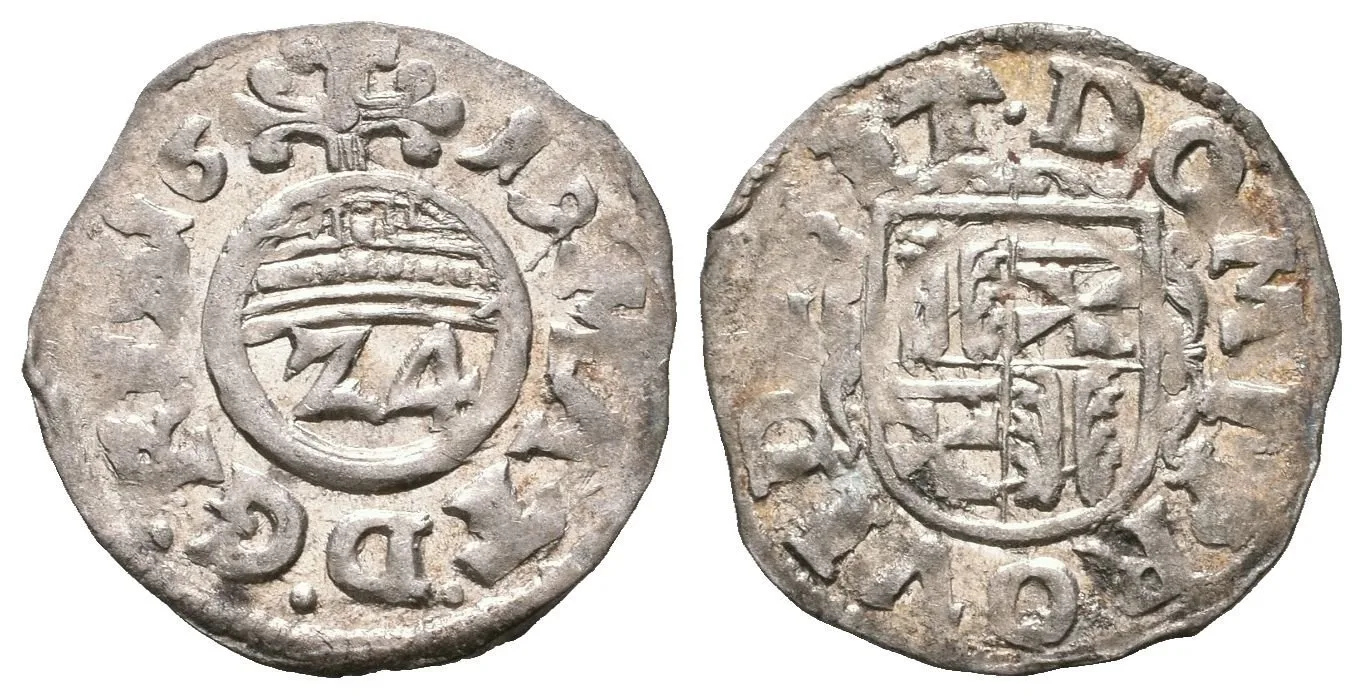 1/24 Taler (Groš) 1619, Welter 1205, pěkná zachovalost, — 1