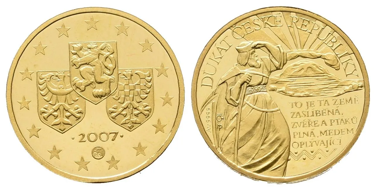 Medaile 2007 - Jednodukát Praotec Čech