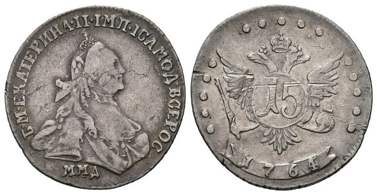 Rusko, Kateřina II., 1762 - 1796 — 1