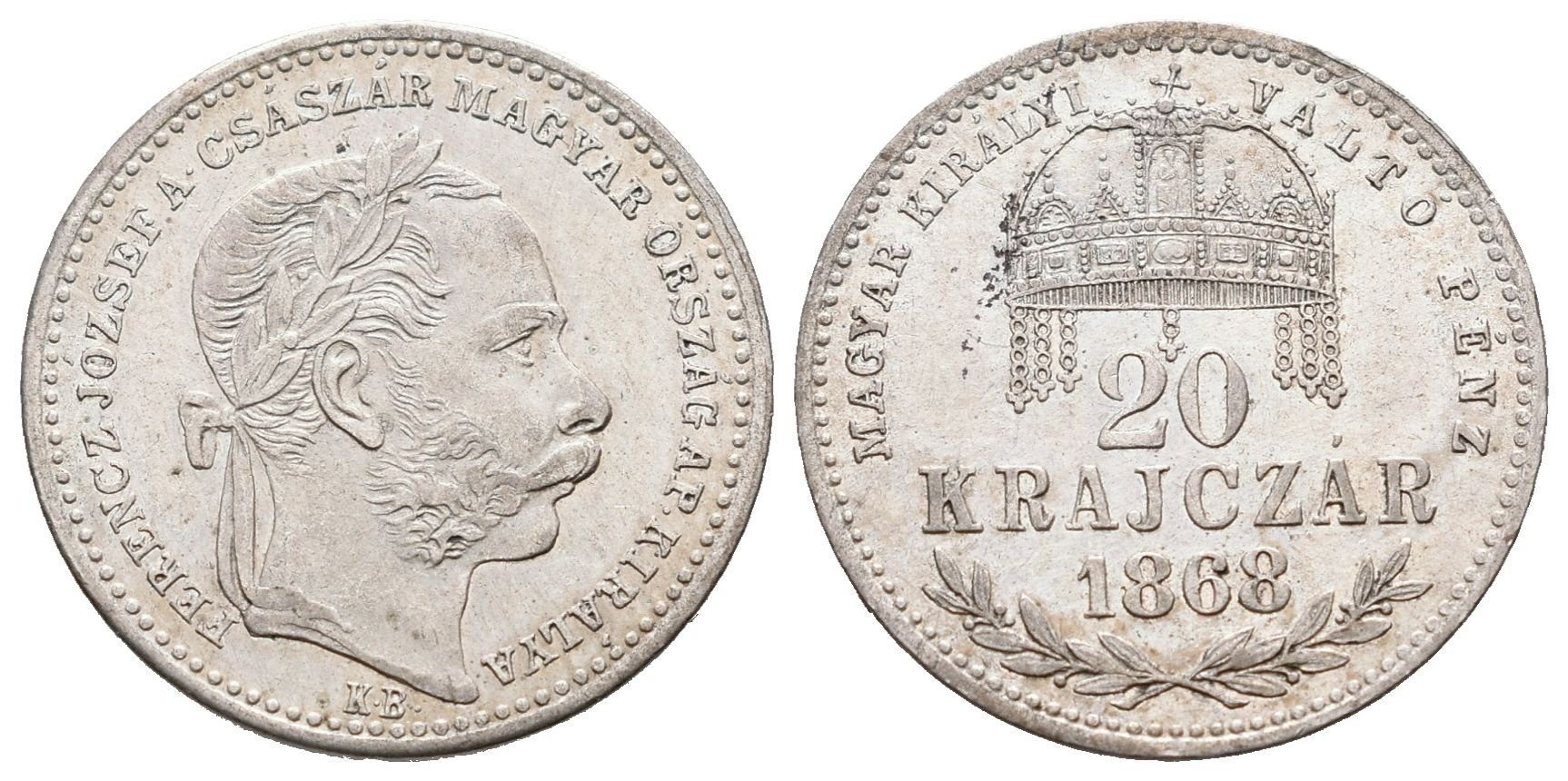 20 Krejcar 1868 KB