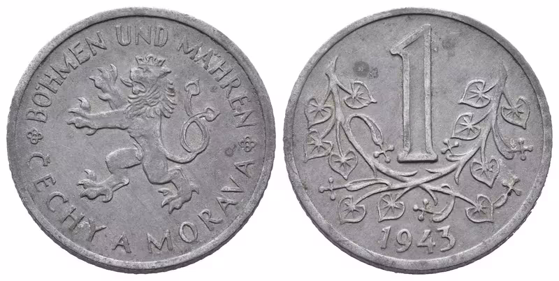 1 Koruna 1943