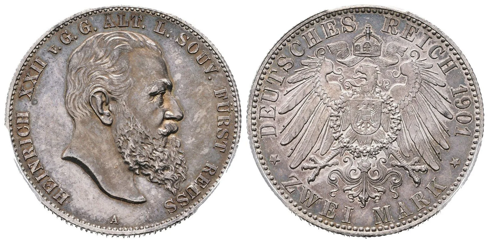Reuss, starší linie, Heinrich XXII., 1867 - 1902 — 1