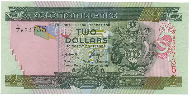 Šalamounovy ostrovy, 2 Dollars (2004), P.25