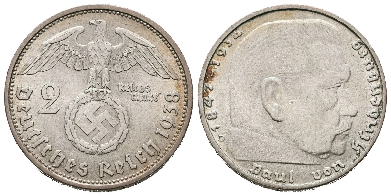 III. říše, 2 Marka 1938 D