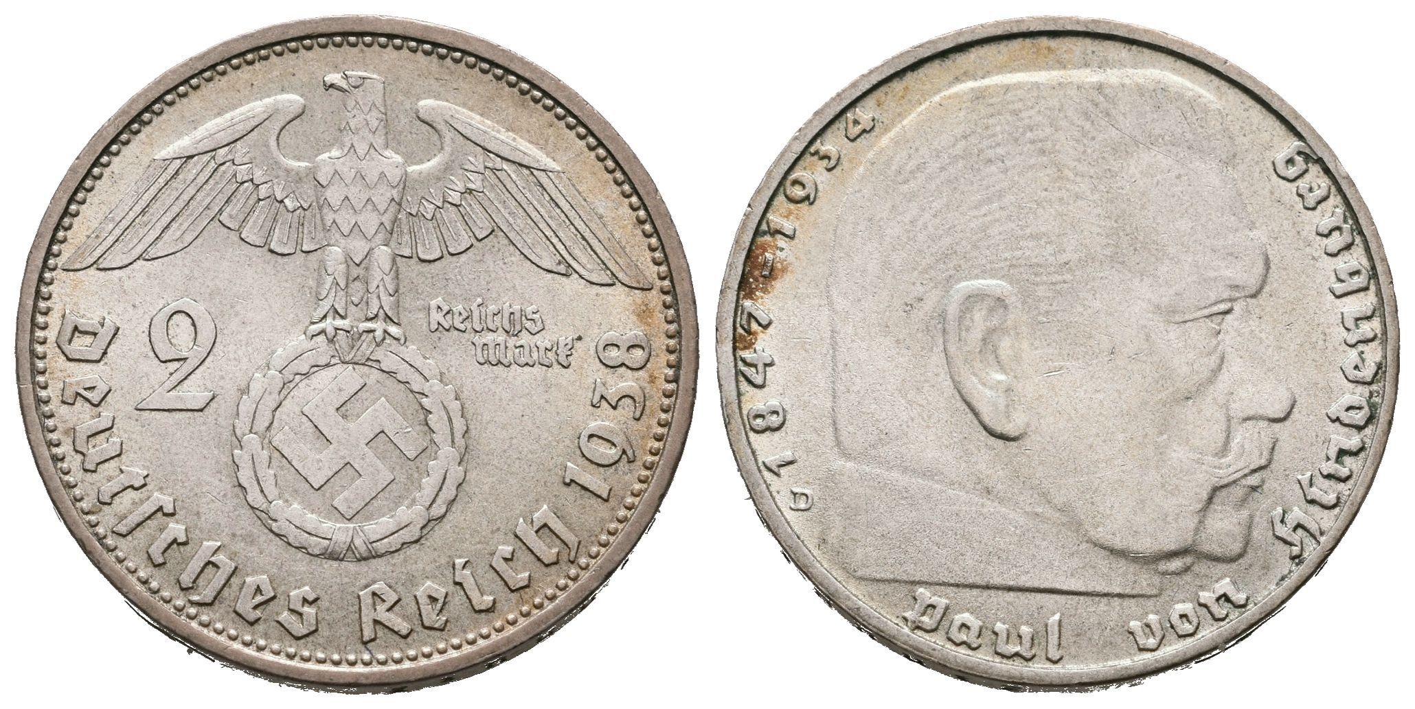 III. říše, 2 Marka 1938 D