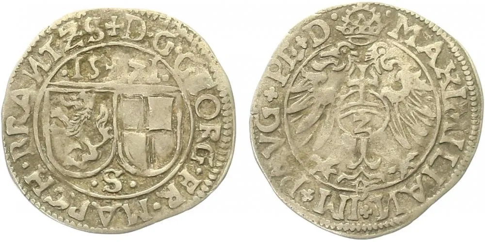 Brandenburg - Ansbach, Georg Friedrich, 1543 - 1603 — 1