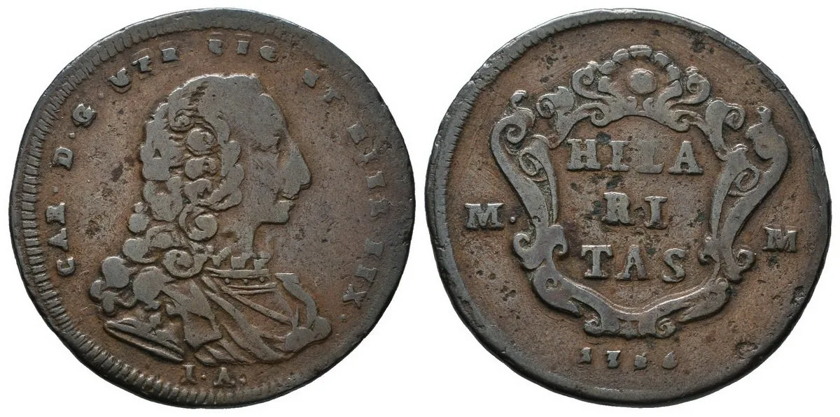 Itálie - Neapol a Sicilie, Karel III. Bourbon 1734 - 1759 — 1