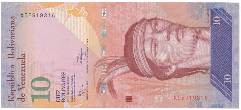Venezuela, 10 Bolivares 2014, P.90e