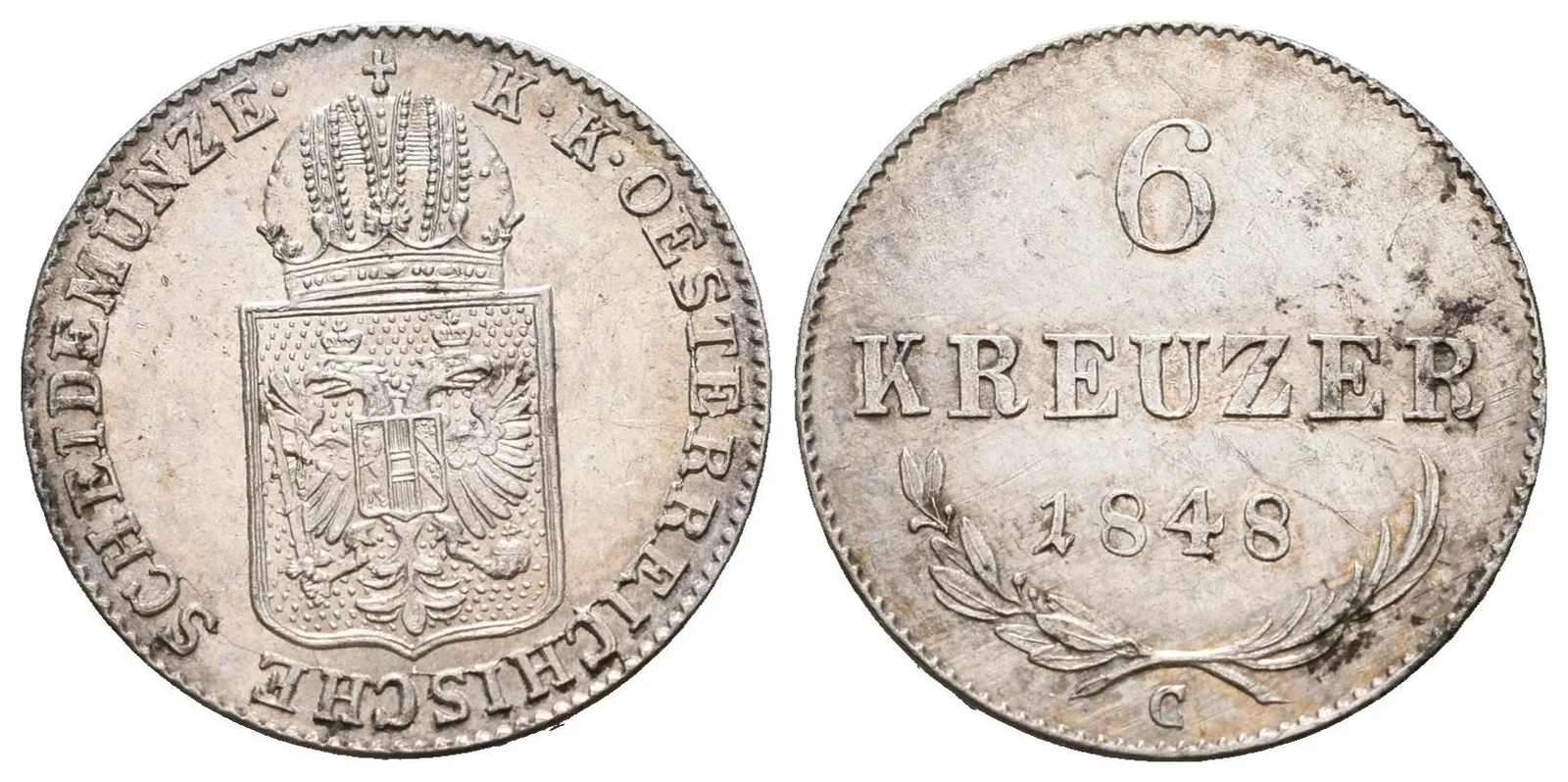 Revoluce, 6 Krejcar 1848 C
