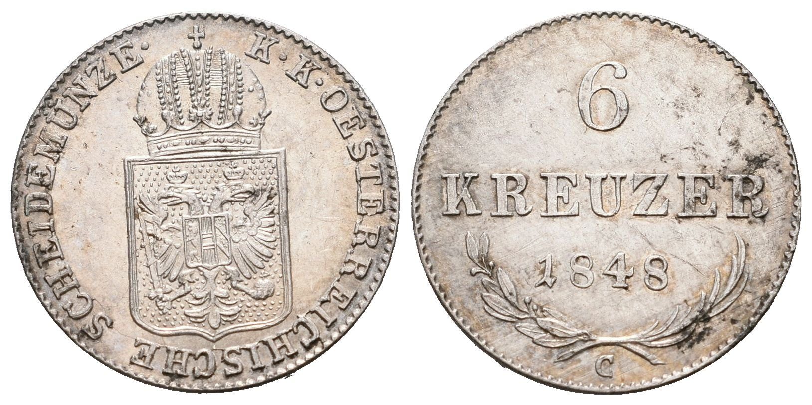 Revoluce, 6 Krejcar 1848 C