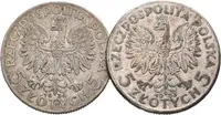 Polsko, 5 Zlotých 1933 a 1934 - Polonia - fotografie 2