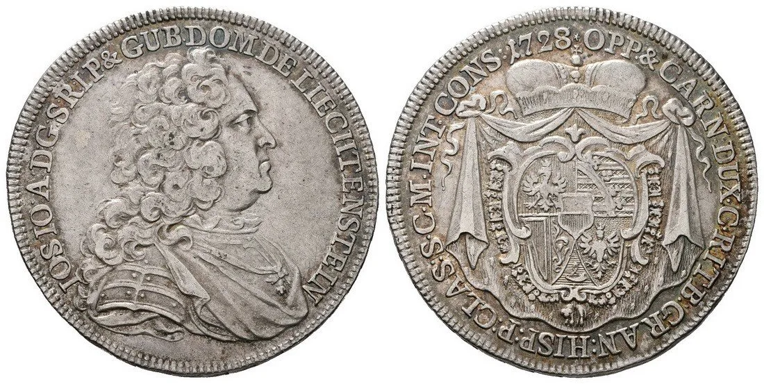 Liechtenstein, Josef Johann Adam, 1721 - 1732 — 1