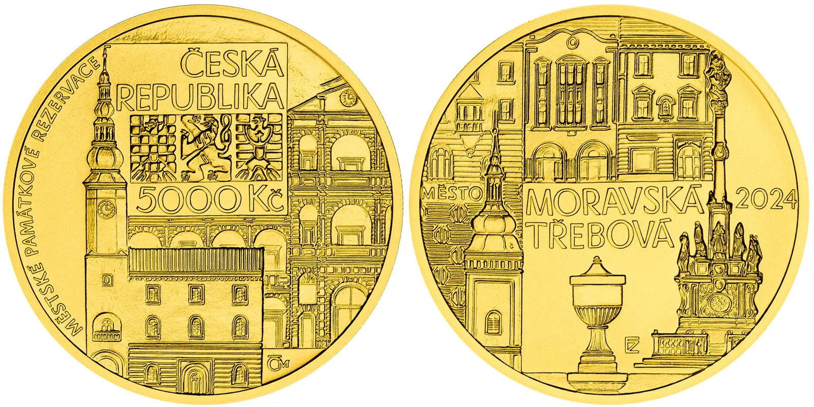 5000 Kč 2024 - Město Moravská Třebová, běžná kvalita