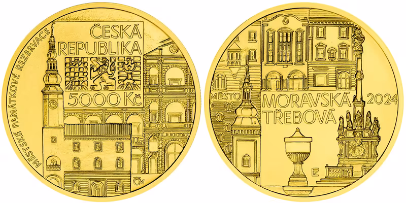 5000 Kč 2024 - Město Moravská Třebová, běžná kvalita