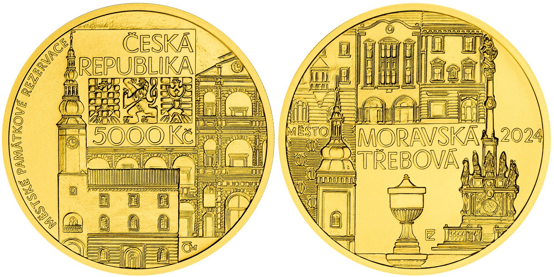 5000 Kč 2024 - Město Moravská Třebová, běžná kvalita