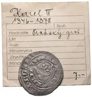 Karel IV., Pražský groš, Pinta V.a/1 - fotografie 2