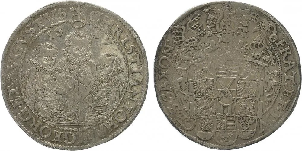 Sasko, Christian II., Johann Georg I. a August, 1591 - 1611 — 1