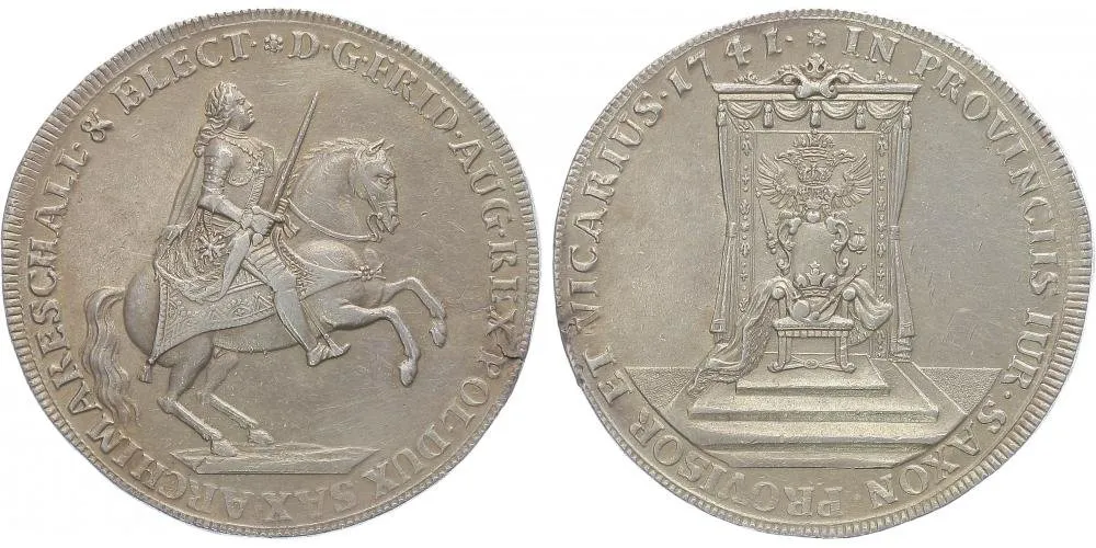 Sasko, Friedrich August II., 1733 - 1763 — 1