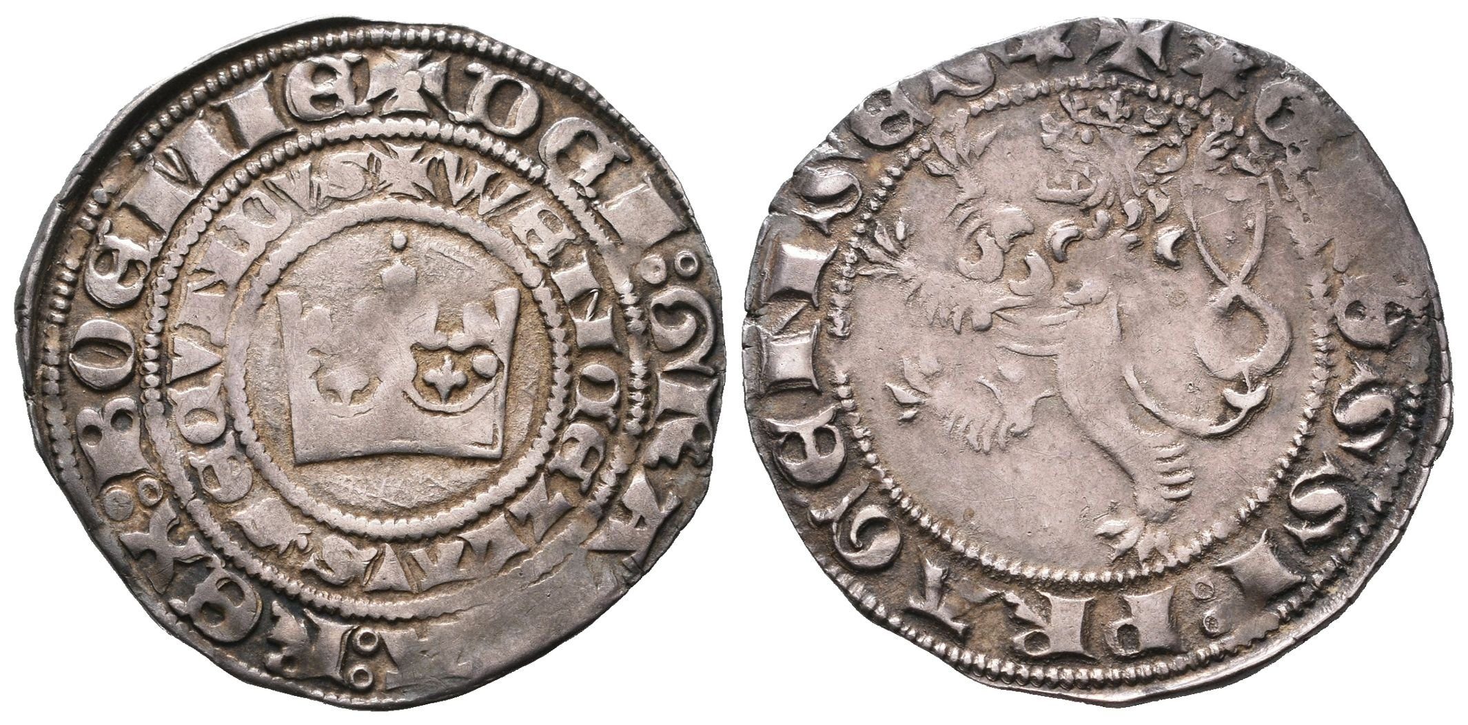 Václav II., Pražský groš, Smolík 2