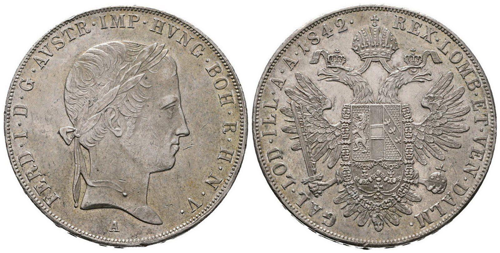 Ferdinand V., Tolar 1842 A, Vídeň