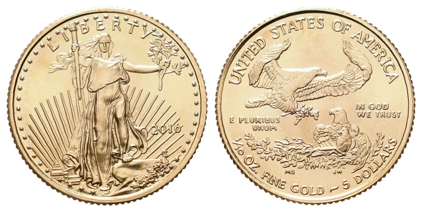 USA, 5 Dollars 2016