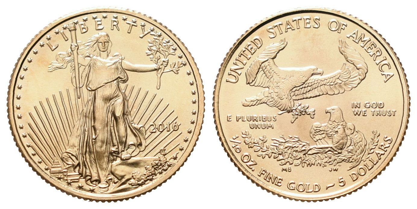 USA, 5 Dollars 2016