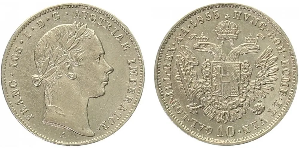 Konvenční měna, 1848 - 1857 — 1