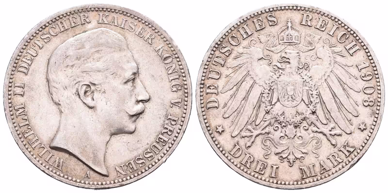 Prusko, 3 Marka 1908 A