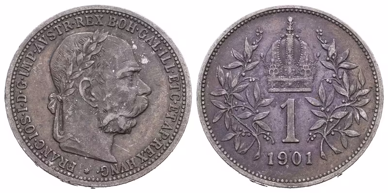 1 Koruna 1901