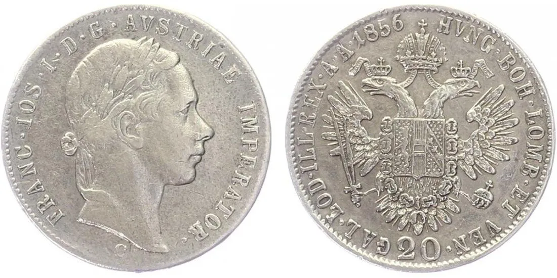Konvenční měna, 1848 - 1857 — 1