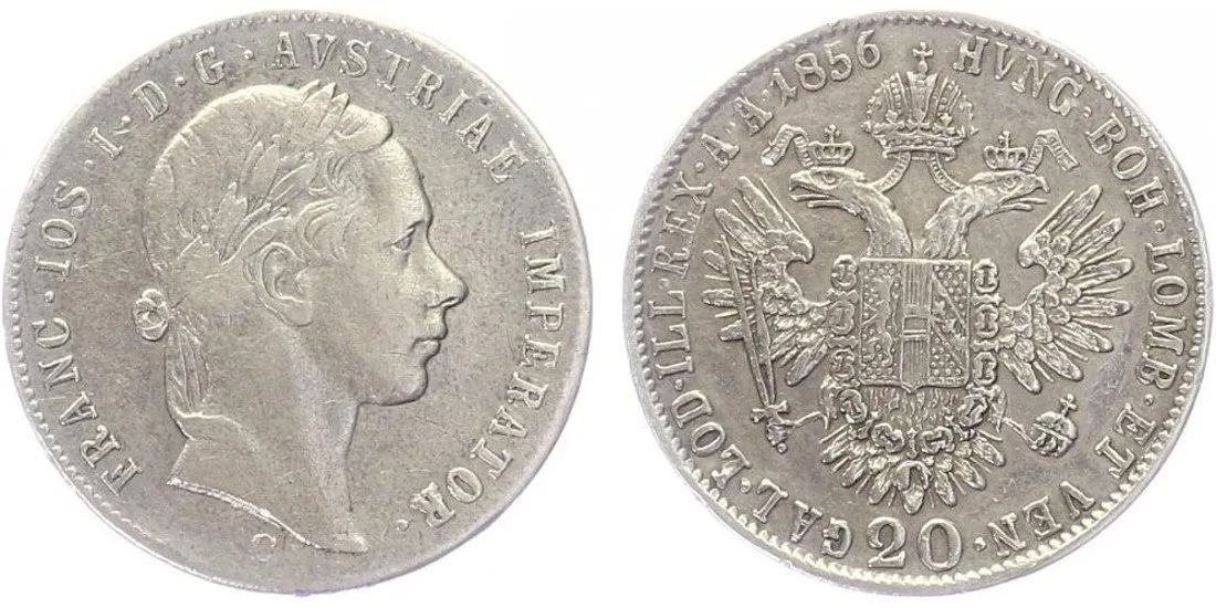 Konvenční měna, 1848 - 1857 — 1