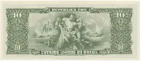 Brazílie, 10 Cruzeiros (1960), P.159f - fotografie 2
