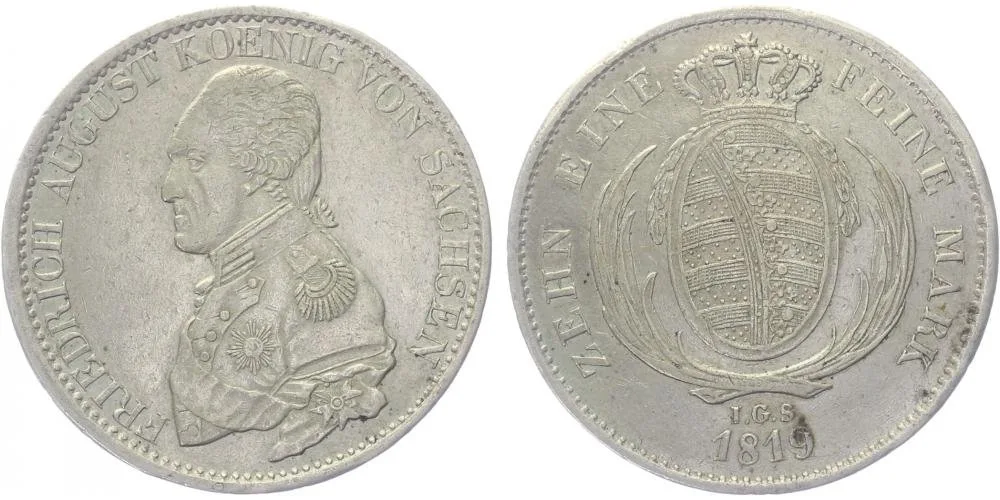 Sasko, Friedrich August III./I., 1763 - 1827 — 1