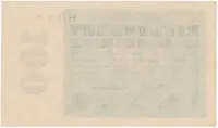 Německo, 100 Millionen Mark 1923, Sterne, Ro.106u - fotografie 2