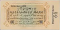 Německo, 50 Milliarden Mark 1923, Ro.116h