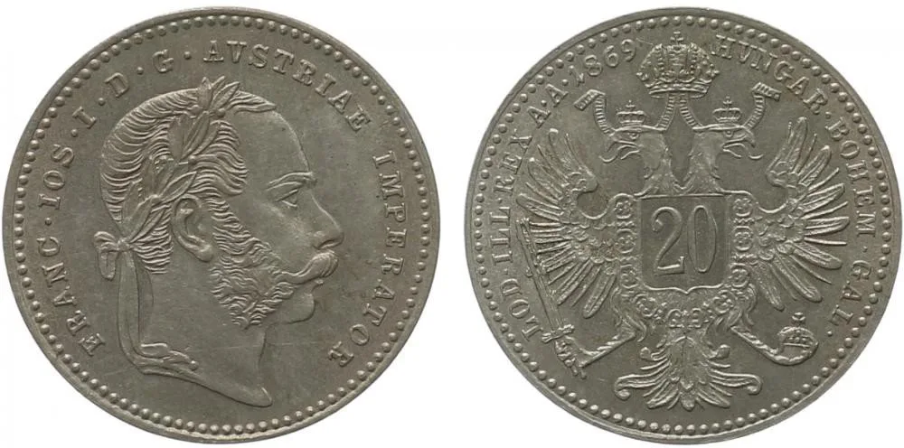Rakouská a spolková měna, 1857 - 1892 — 1