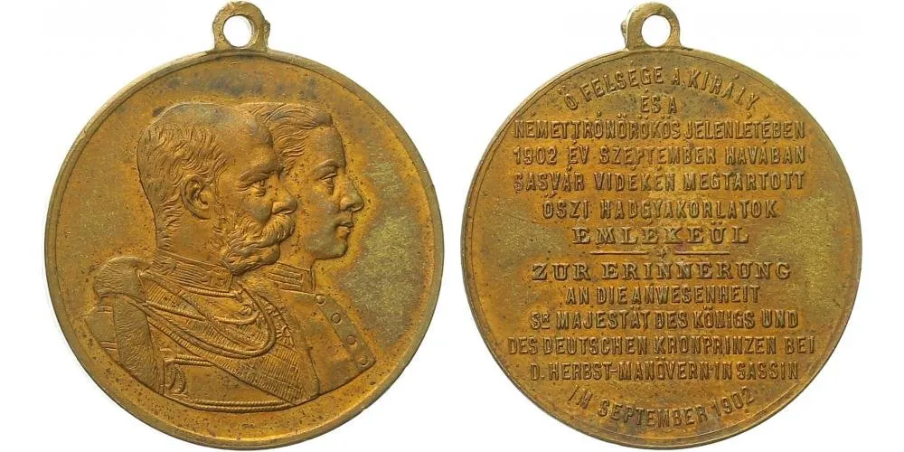 František Josef I., medaile vojenských manévrů — 1