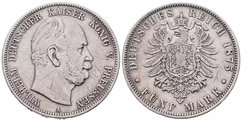 Prusko, 5 Marka 1875