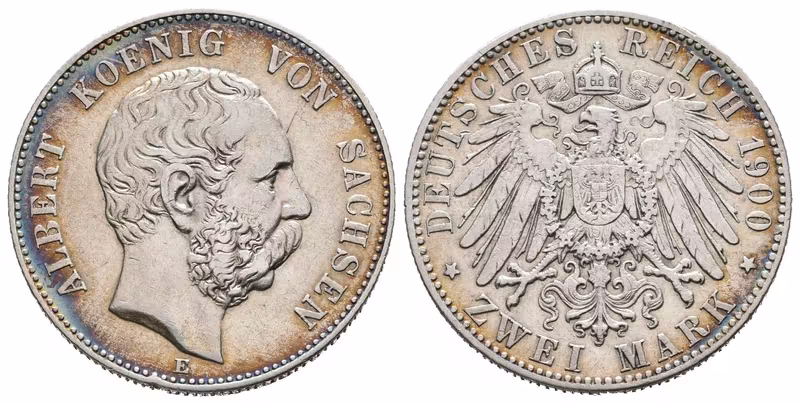 Sasko, 2 Marka 1900