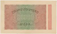 Německo, 20000 Mark 1923, Ro.84h - fotografie 2