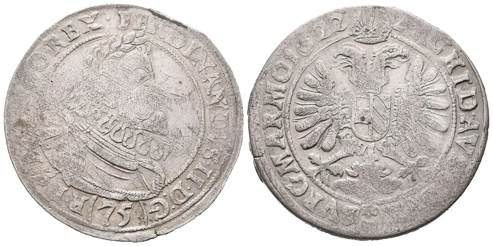 Ferdinand II., 1619 - 1637 (Mince kiprová) — 1