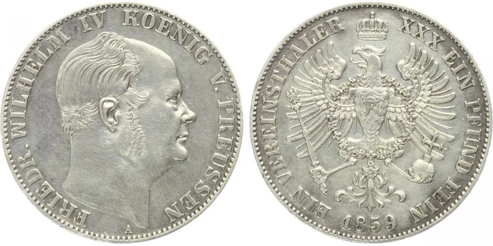 Prusko, Friedrich Wilhelm IV., 1840 - 1861 — 1