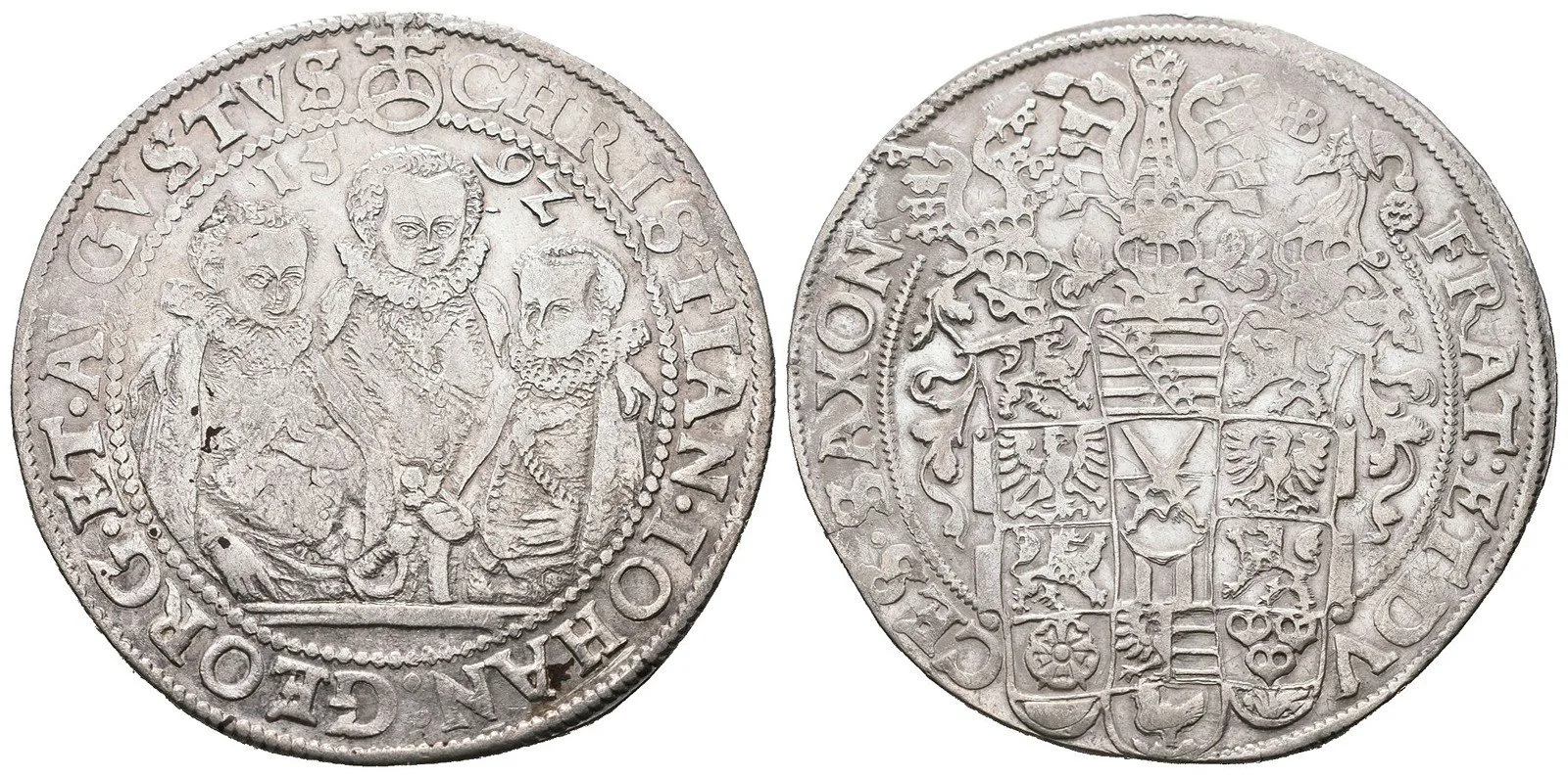 Sasko, Christian II., Johann Georg I. a August, 1591 - 1611 — 1