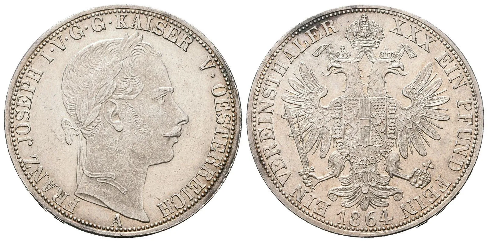 Rakouská a spolková měna, 1857 - 1892 — 1